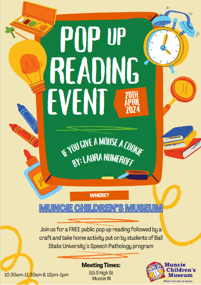 Free Saturday- Pop Up Reading Event